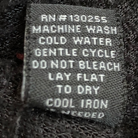 SUN DIEGO • Black Teddy Bear High Loft Hoodie - S - Picture 12 of 12